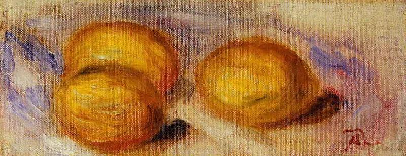 Pierre-Auguste Renoir Three Lemons oil painting picture